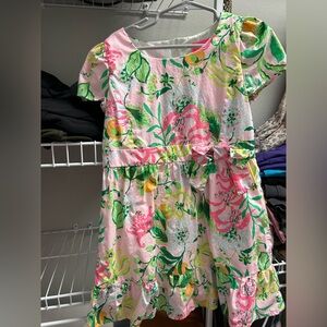 Floral Pink Kids Dress